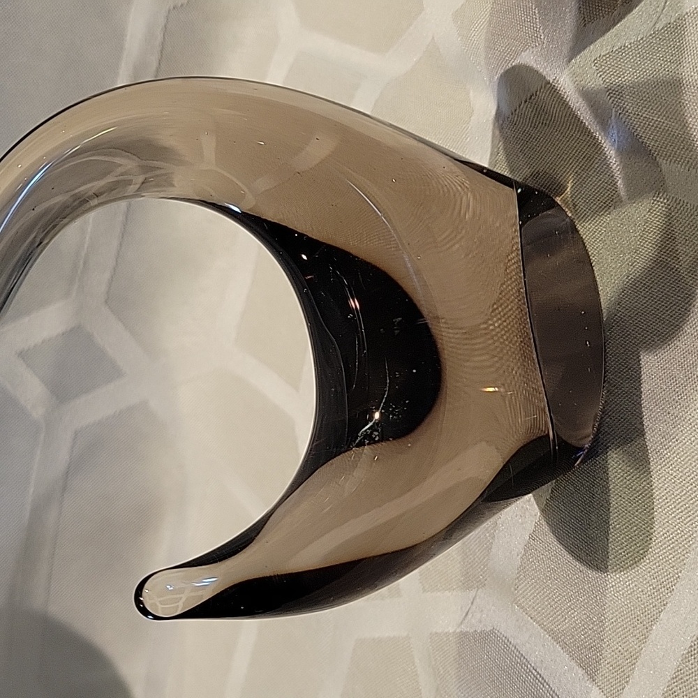 Murano Glass Black Swans - Picture 5 of 8